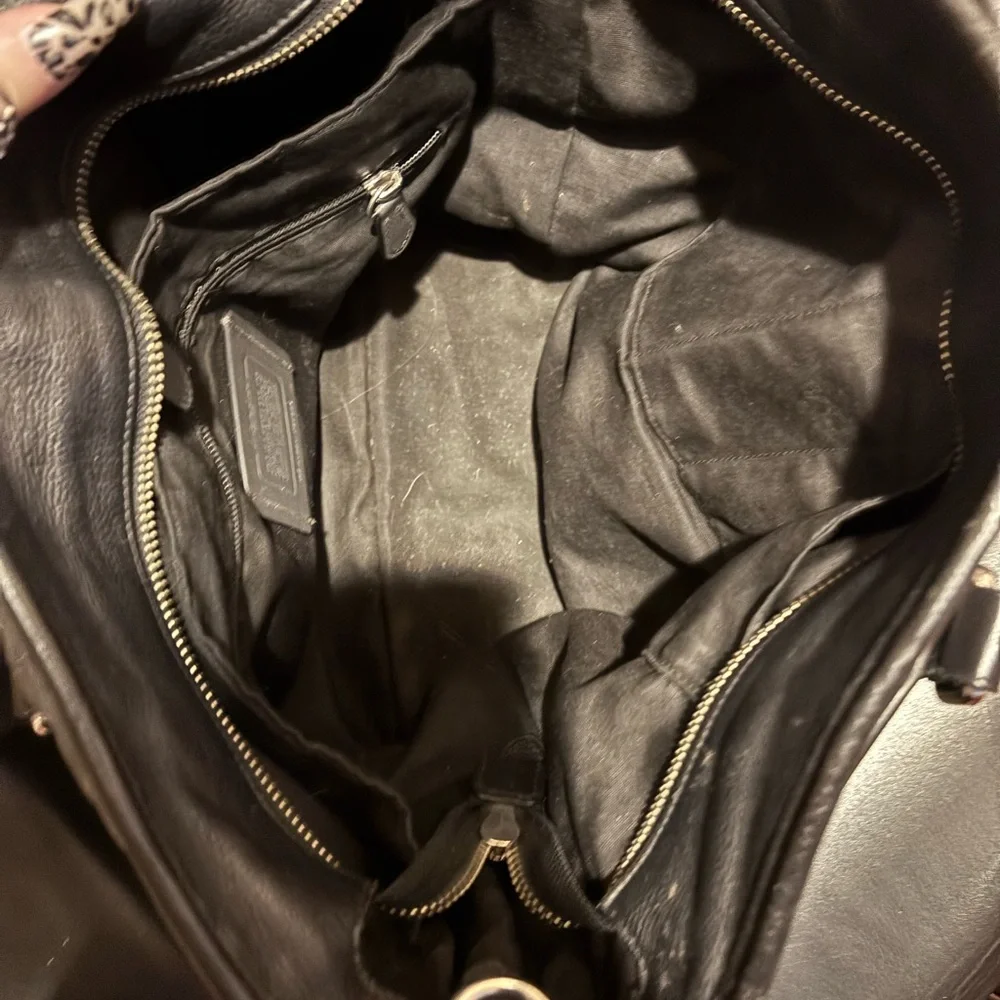 Coach Metropolitan Business Bag Briefcase‎ Pebbled Leather